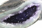 Purple Amethyst Geode with Polished Face - Uruguay #233634-2